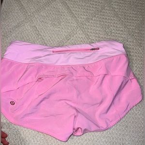 miami pink lululemon speed up shorts 2.5